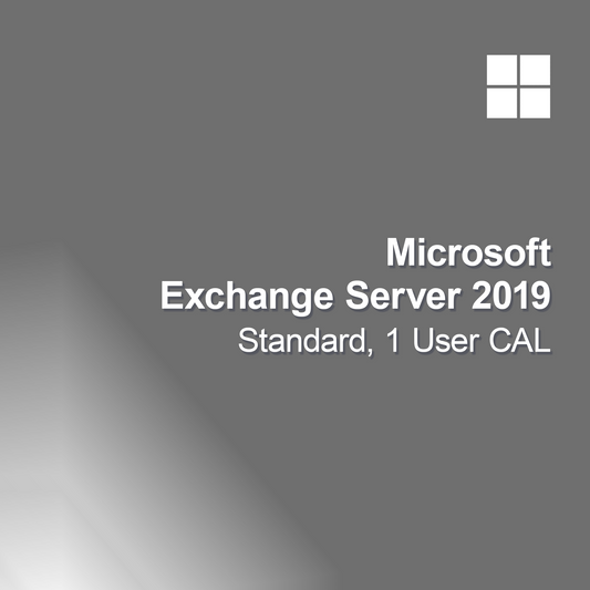 Microsoft Exchange Server 2019 Standard, 1 licență CAL utilizator