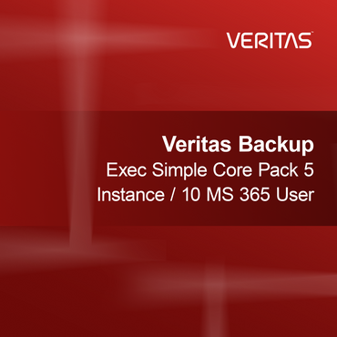 Veritas Backup Exec Simple Core Pack 5 Instance / 10 Χρήστες MS 365