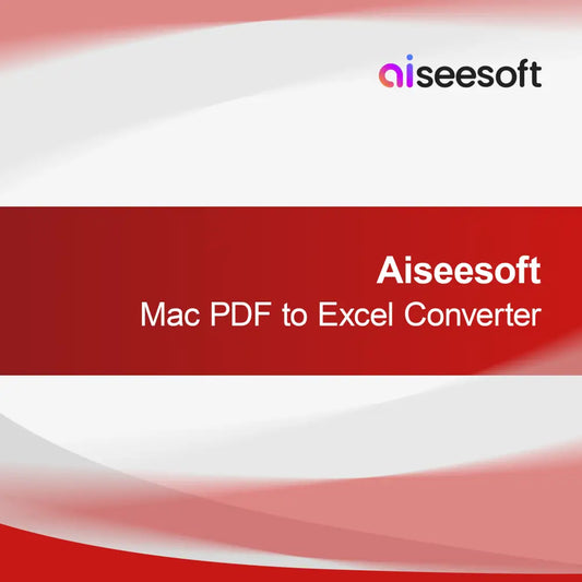 Aiseesoft Mac PDF till Excel-omvandlare