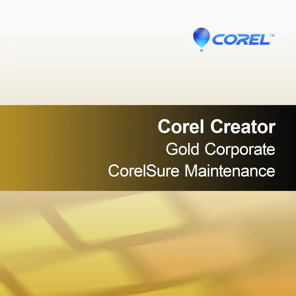 Corel Creator Gold Corporate CorelSure Vedlikehold