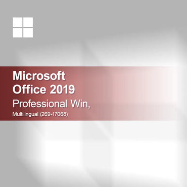 Microsoft Office 2019 Professional Win, Multilíngue (269-17068)