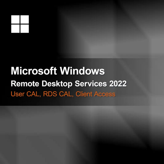 Microsoft Windows Remote Desktop Services 2022, používateľská CAL, RDS CAL, licencia na prístup klienta