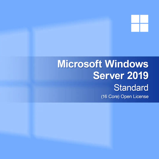 Microsoft Windows Server 2019 Standard (16 jeder) odprta licenca