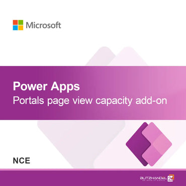 Power Apps Portals sidvisningskapacitets-tillägg (NCE)