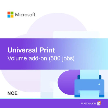 Universal Print volume add-on (500 taken) (NCE)
