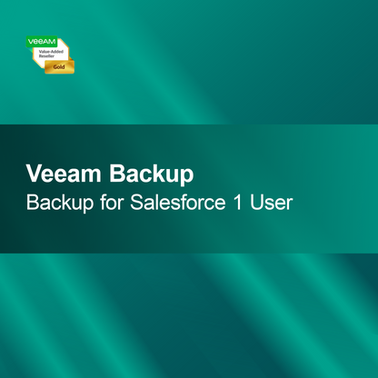 Záloha Veeam pro Salesforce 1 uživatele